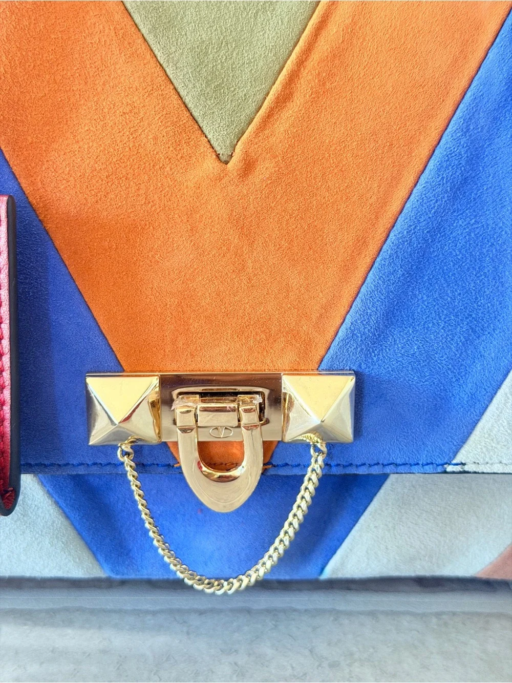 Valentino Garavani Demilune tote/ satchel features multicolor